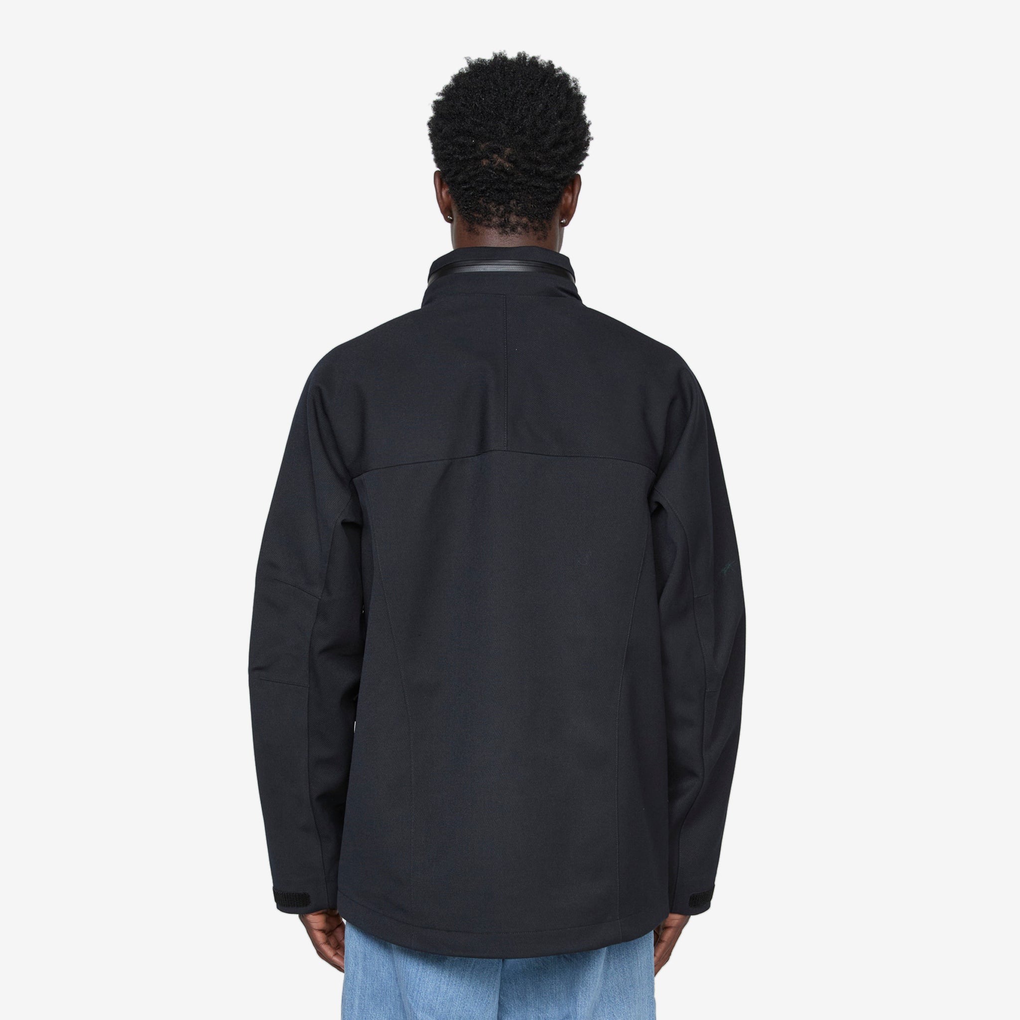 Nike Wool Classics Water Repellent Jacket for Men - Black Windbreaker for Outdoor Running, Hiking & Travel