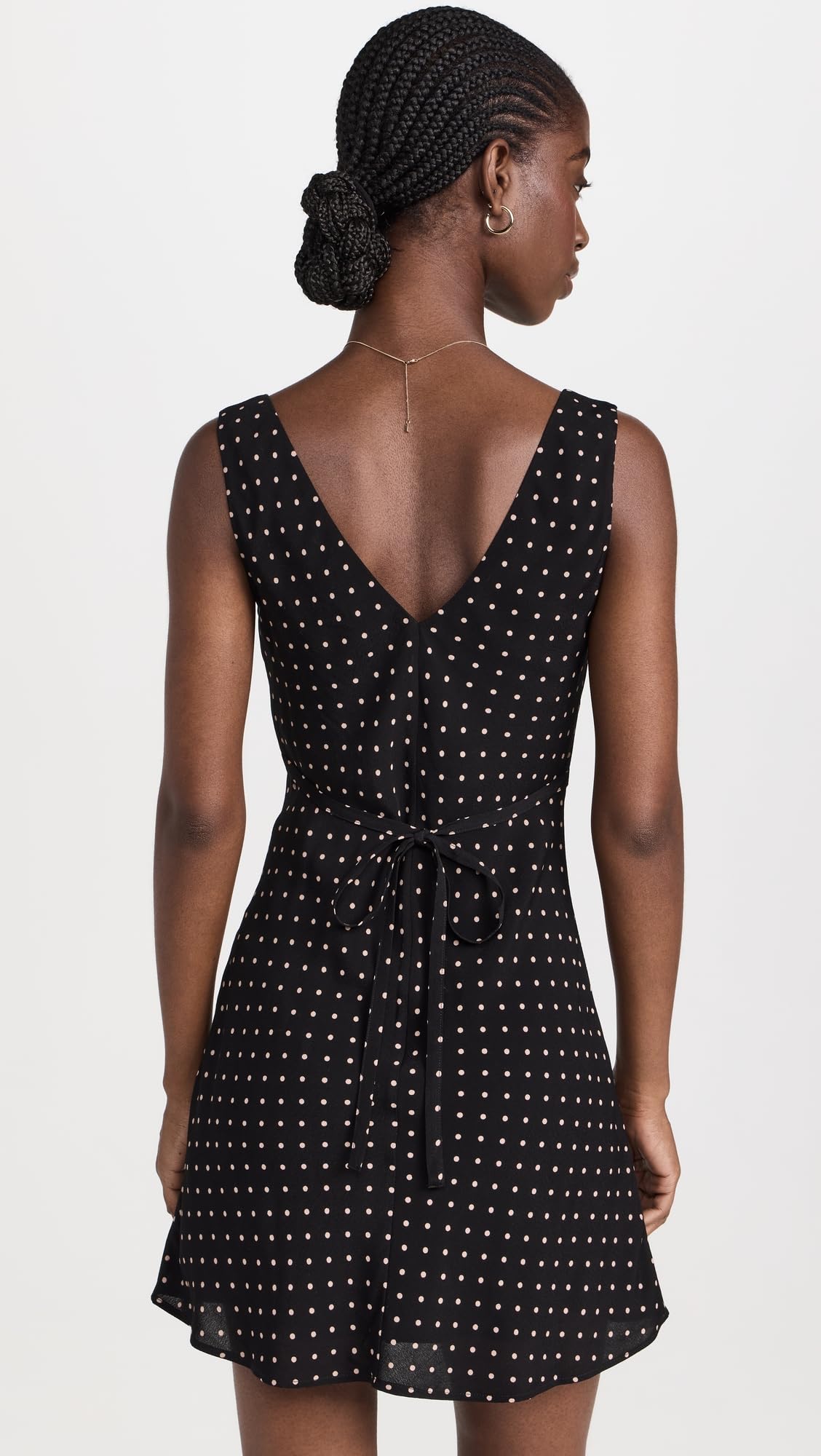 PAIGE Women's Juanita Dress - Flowy Midi Dress with V-Neck & Short Sleeves | Casual Summer Dress for Beach, Brunch & Date Night
