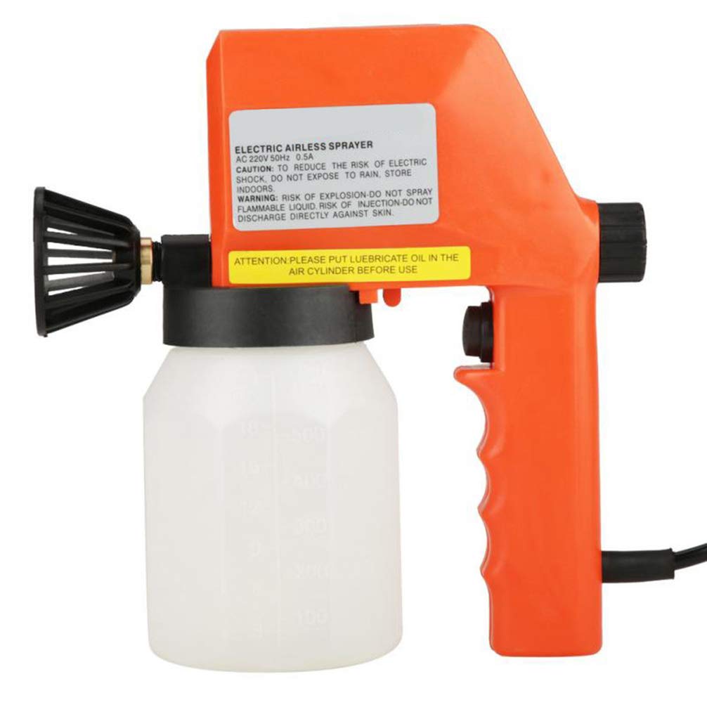 VILLCASE Electric Paint Sprayer Gun - Adjustable Air & Paint Flow Control for Decks, Cabinets, Furniture & Woodworking | Perfect for DIY Projects & Home Renovations
