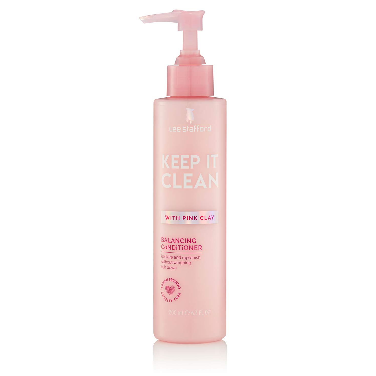 Lee Stafford Keep It Clean Conditioner 200ml - Hydrating & Detangling Hair Care for Smooth & Shiny Locks - Perfect for Daily Use & Color-Treated Hair