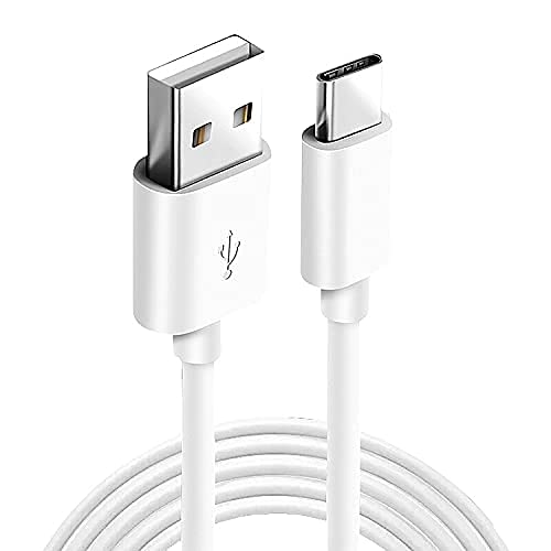 Original-Like Fast Charging USB-C Cable for Samsung Galaxy M12 - 3.1A Rapid Charge & Data Sync Type C to USB-A Cable (3.3ft/1m, White) | Perfect for Home, Office & Travel Charging