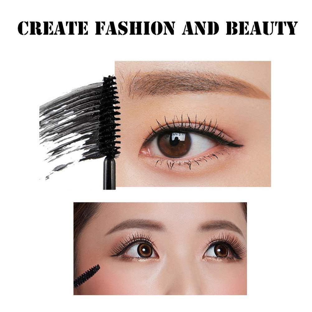 RAJry 2 Pack 10ml Empty Mascara Tubes with Wands - Refillable Eyelash Cream Containers with 2 Rubber Inserts (Silver) - Perfect for DIY Makeup, Travel & Salon Use