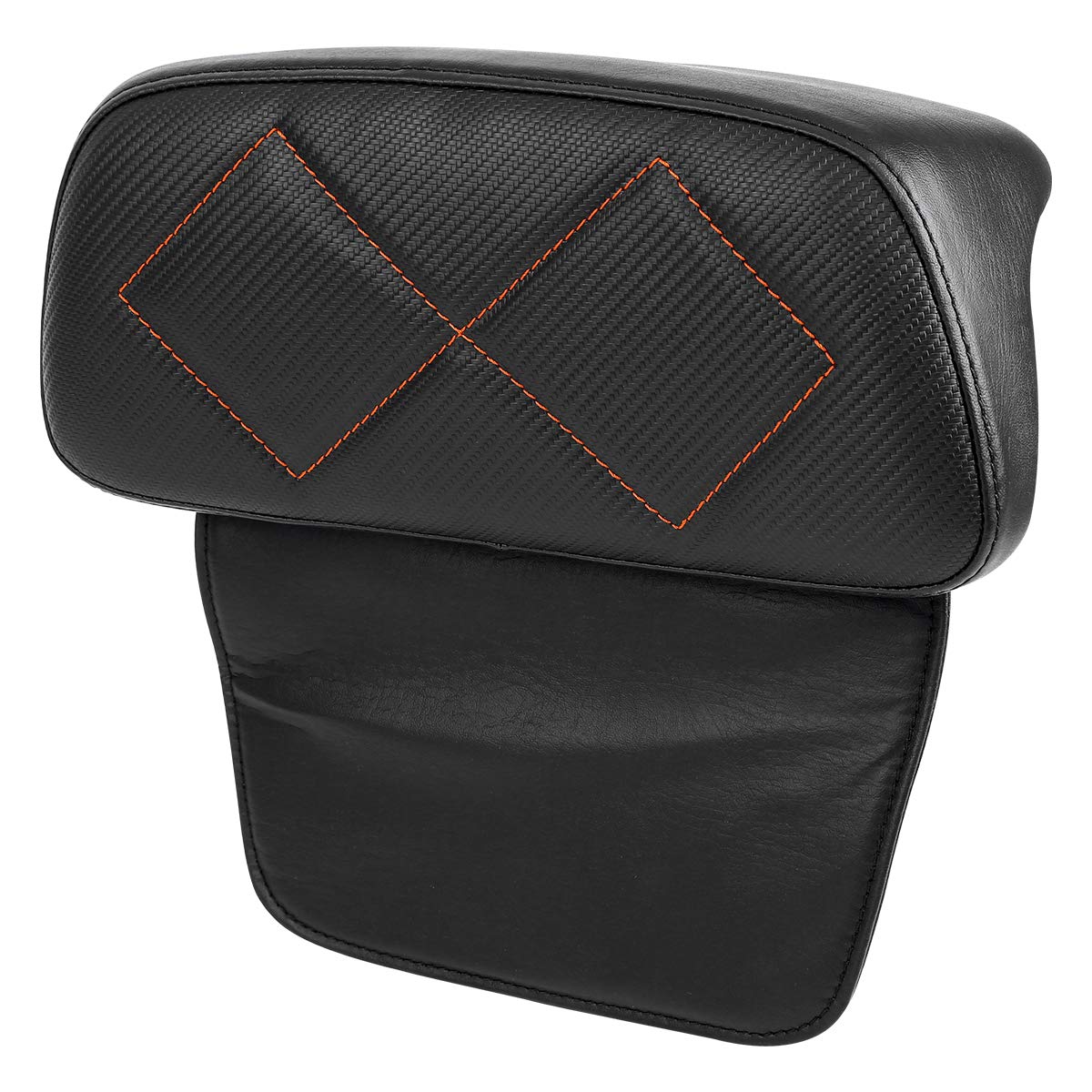 Premium Razor Chopped Tour-Pack Backrest Pad for Harley Davidson Touring CVO Street Glide Road Glide Electra Glide 2014-2020 - Comfortable Motorcycle Seat Cushion for Long Rides & Road Trips