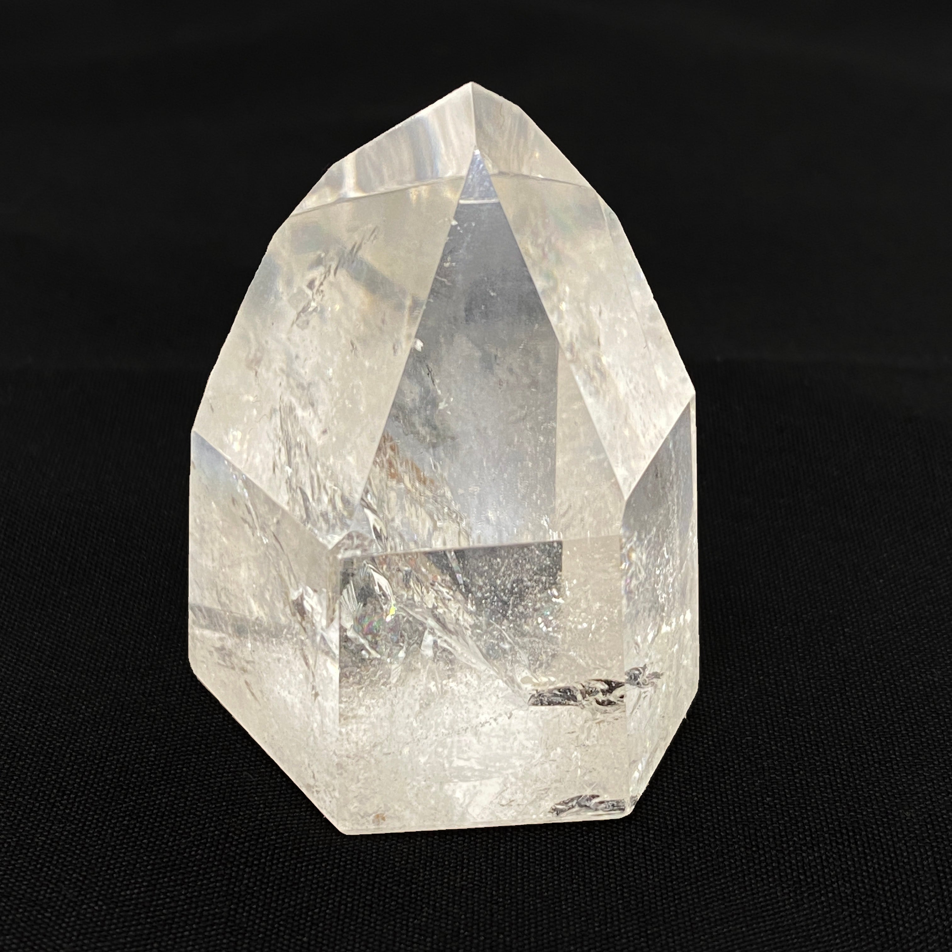 Lemurian Seed Crystal Polished Point - 74g 47x38mm Natural Healing Stone for Meditation, Energy Work & Spiritual Growth - Perfect for Home Decor, Yoga Spaces & Crystal Collections