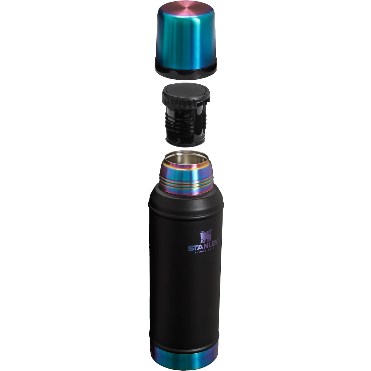 Black Chroma Legendary Classic Bottle 1 Qt - Premium Stainless Steel Water Bottle for Gym, Hiking & Outdoor Adventures