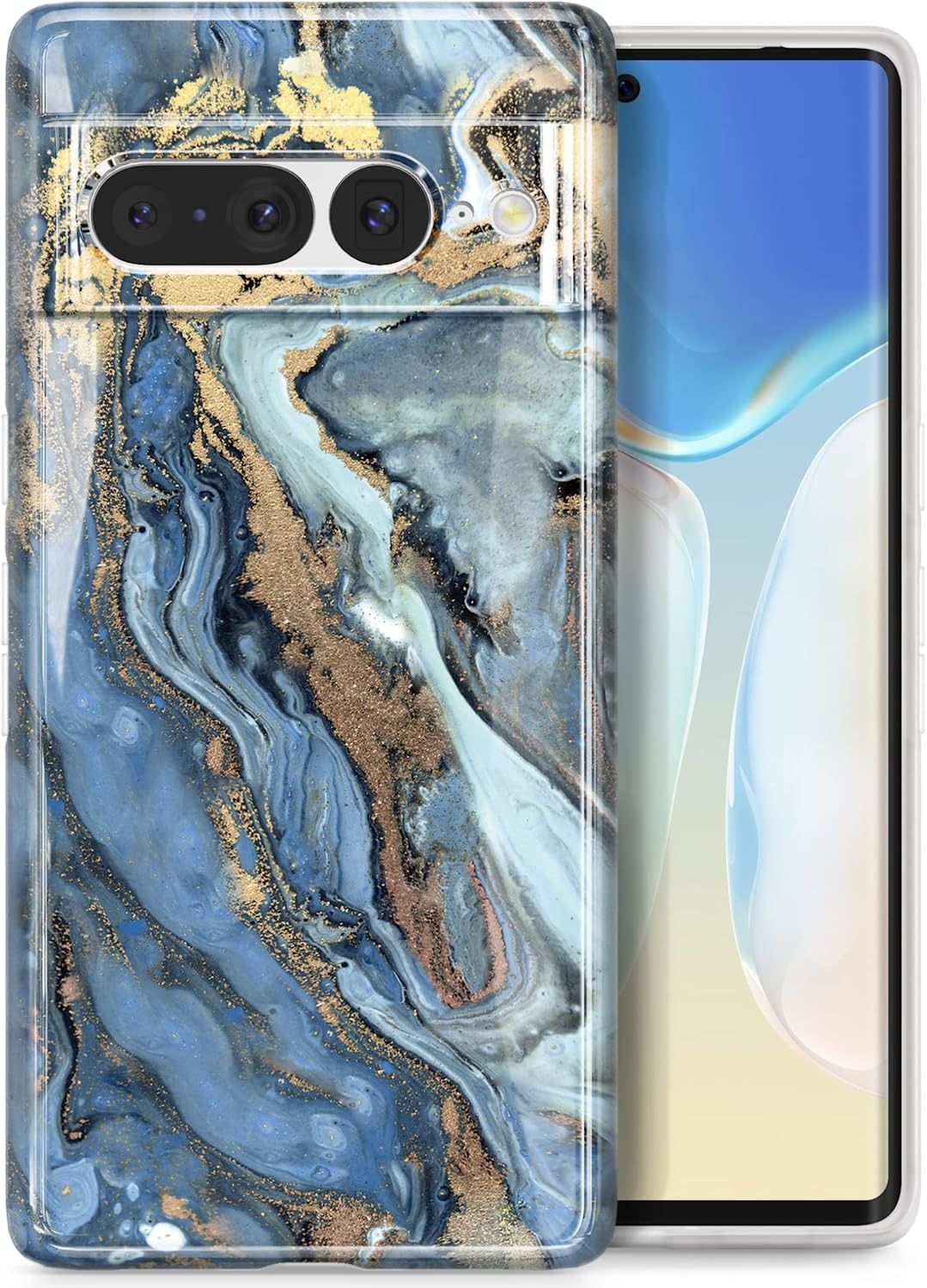 Google Pixel 7 Pro Case - Premium Marble Phone Cover for Women | Slim Protective Shockproof Design | Perfect for Work, Travel & Everyday Use