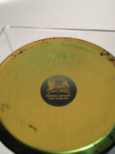 Vintage Miniature Tin Container from England - Perfect for Collectibles, Spices & Home Decor Storage