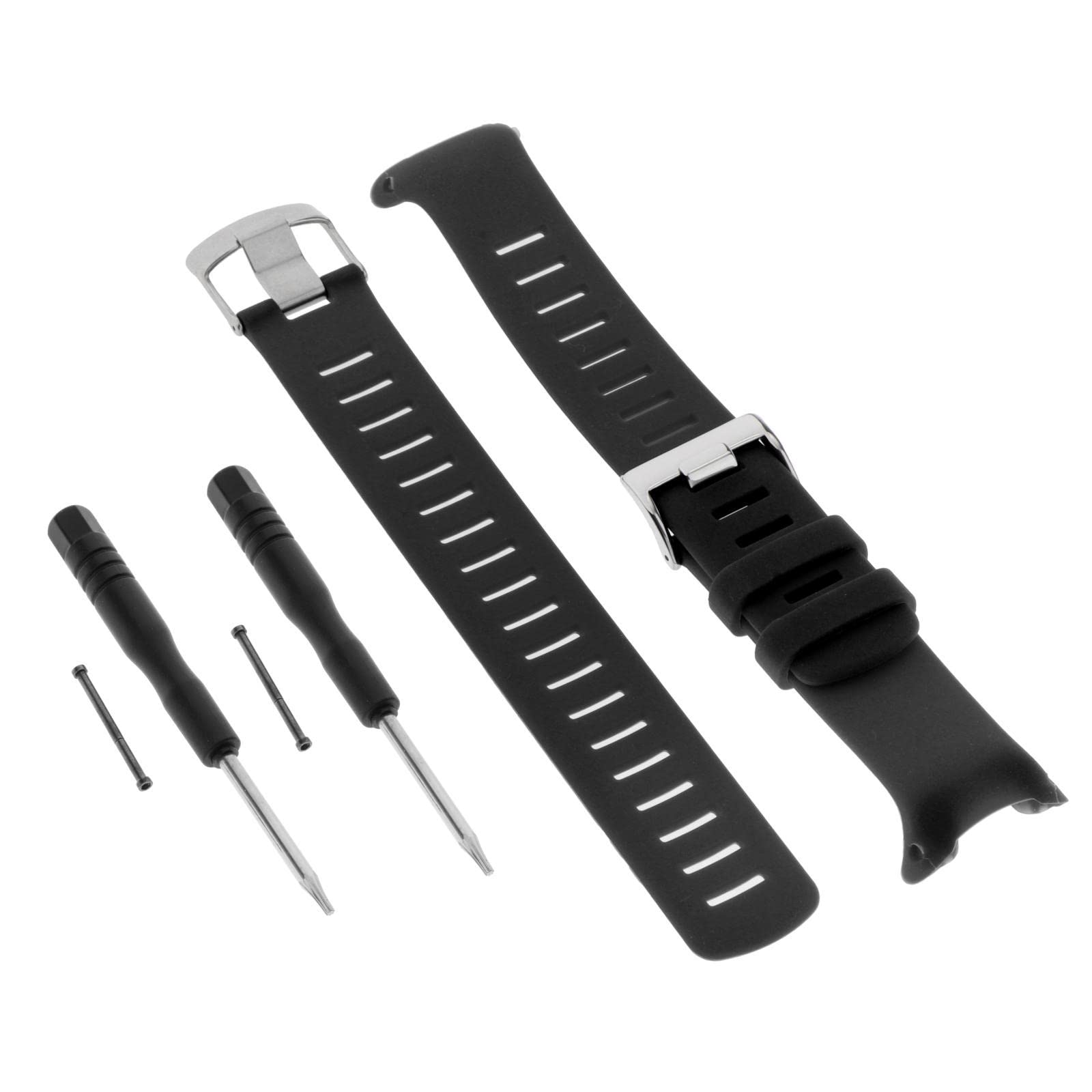 Oshhni Replacement Watch Band Strap for Suunto D4/D4i Novo Dive Watches - Includes Screwdriver & Screws | Durable Silicone Wristband for Scuba Diving, Swimming & Water Sports