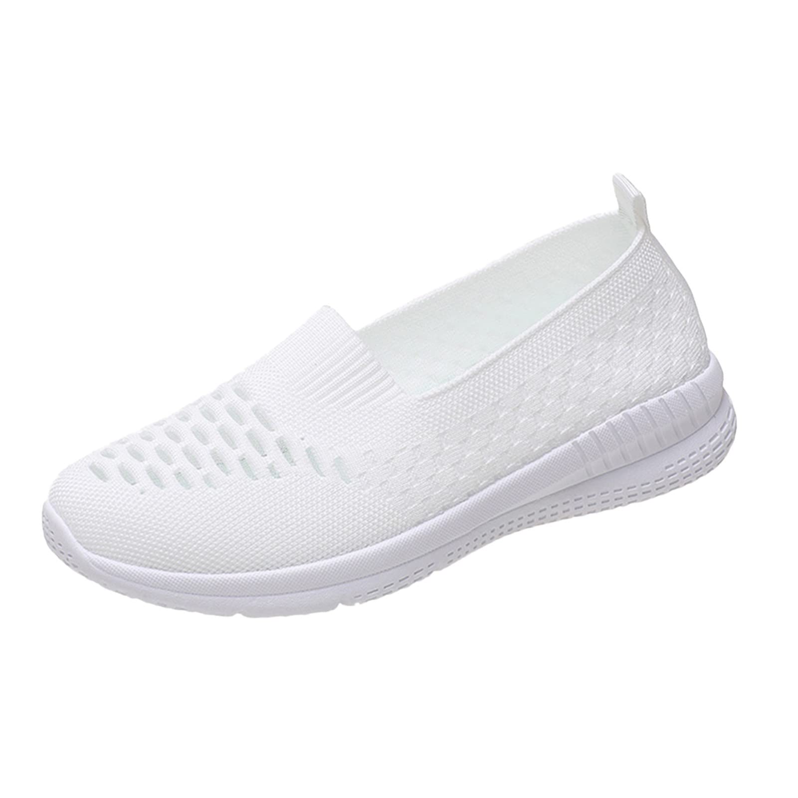 **Women's Lightweight Breathable Mesh Sneakers - Plus Size Summer Casual Running Shoes - Non-Slip Slip-On Fashion Sneakers for Walking, Gym & Everyday Wear**