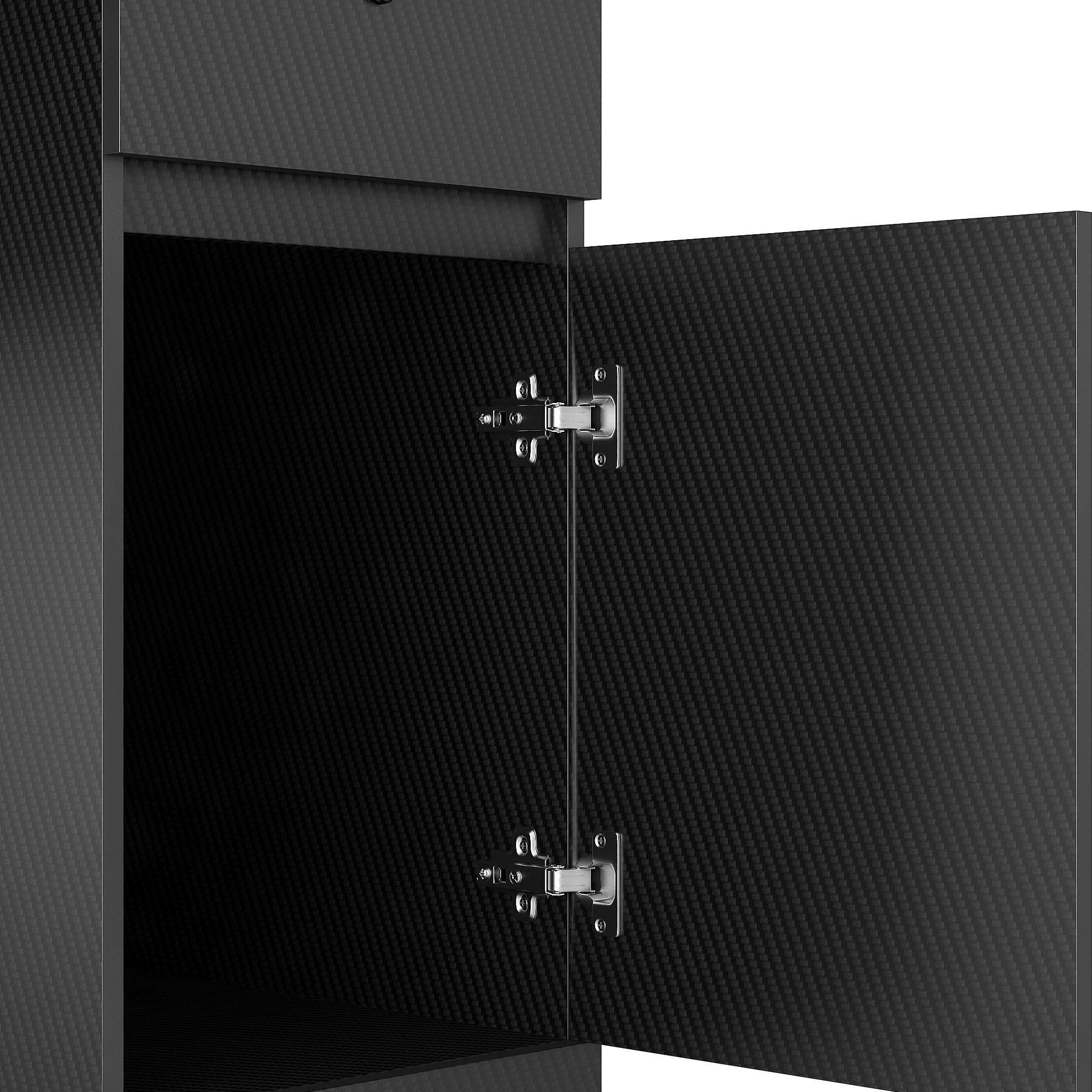Wooden Computer Desk with Hutch & Bookshelf - Home Office Desk with Drawers, 3 AC Outlets & 2 USB Ports - Executive Desk for Teens, Students & Professionals - Perfect for Study, Work & Remote Learning (Black)