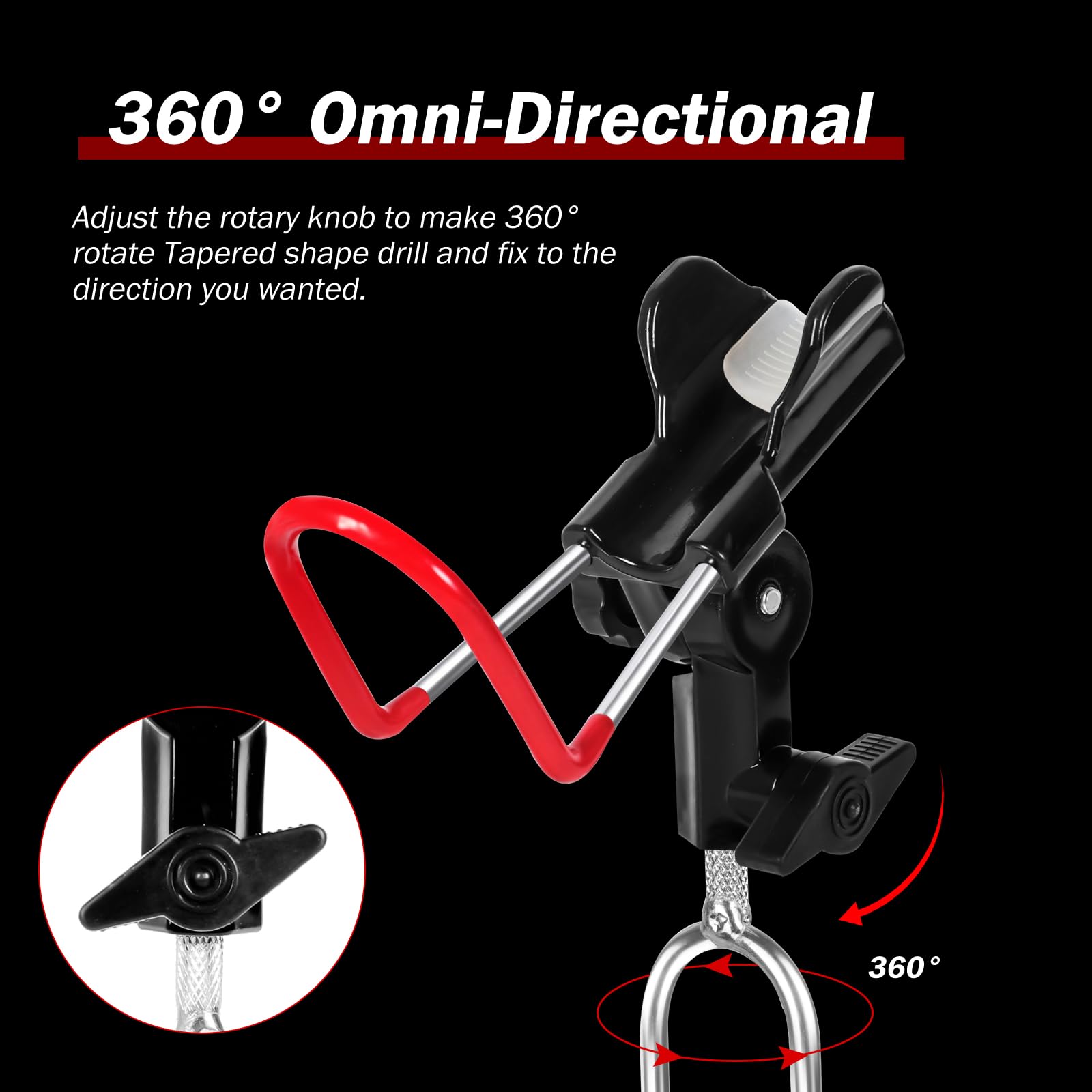 Upgraded 2 Pack Fishing Rod Holders for Bank, Ground & Beach Fishing - 360 Degree Adjustable Pole Stand Equipment | Perfect for Shore Fishing, Surf Casting & Ice Fishing Accessories