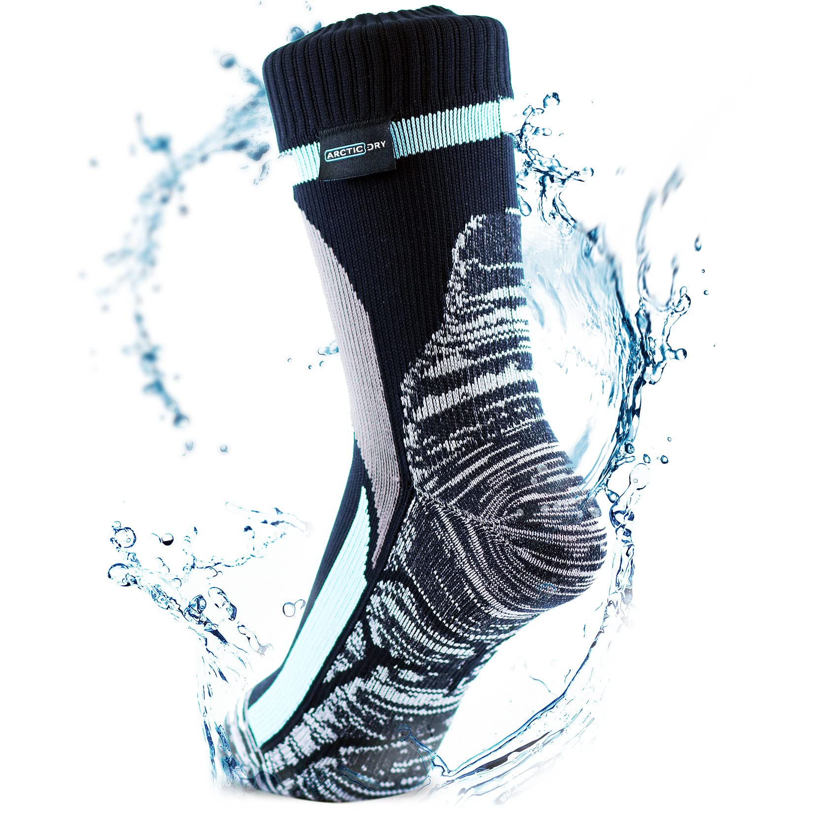 ARCTICDRY Xtreme Outdoor Waterproof Socks for Men, Women & Kids - Unisex Breathable Thermal Hiking & Walking Socks for Cold Weather, Snow Sports & Outdoor Adventures