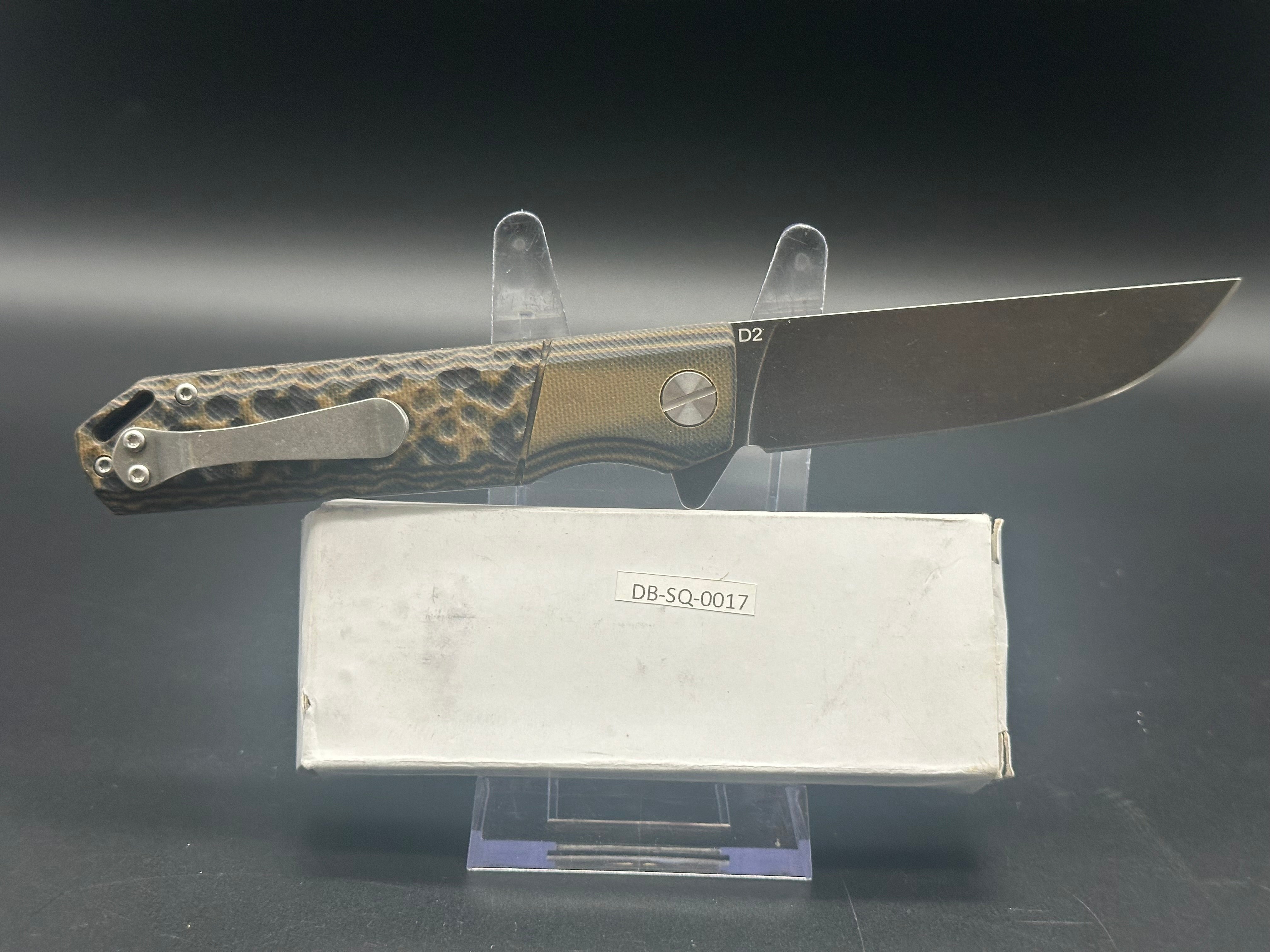 Eafengrow EF70 Doom Blade Tactical Folding Knife - High Carbon Steel, Razor Sharp, Pocket Clip - Perfect for Camping, Hunting & Outdoor Survival