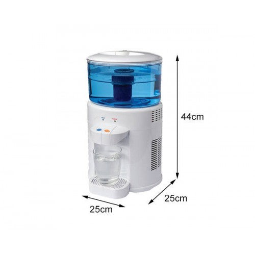PLA1327 Premium Water Cooler & Purifier - 3-in-1 Hot/Cold/Room Temperature Dispenser with Filtration System for Home & Office Use
