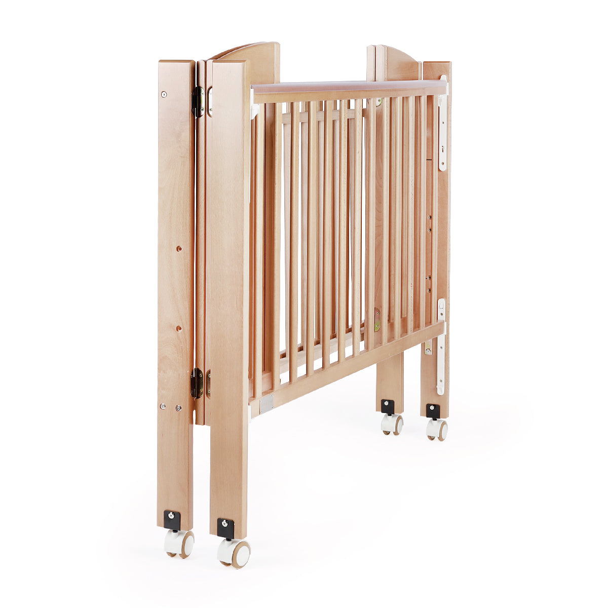Baby Star Huggy Foldable Wooden Baby Crib with 3