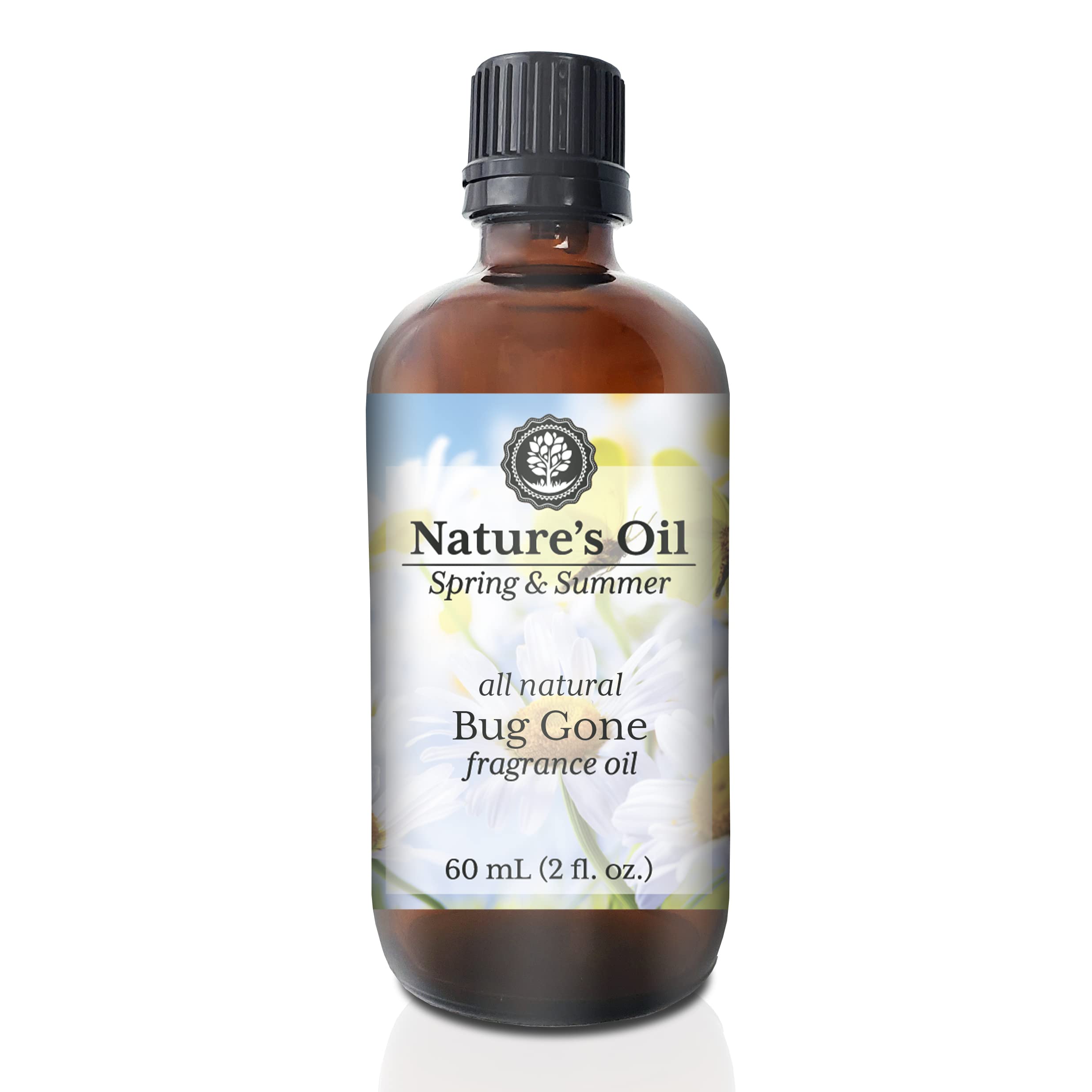Bug Be Gone Fragrance Oil (60ml) - Essential Oil for Diffusers, Soap Making, Candles, Lotion, Home Scents, Linen Spray, Bath Bombs & Slime | Natural Insect Repellent for Home, Office & Outdoor Use