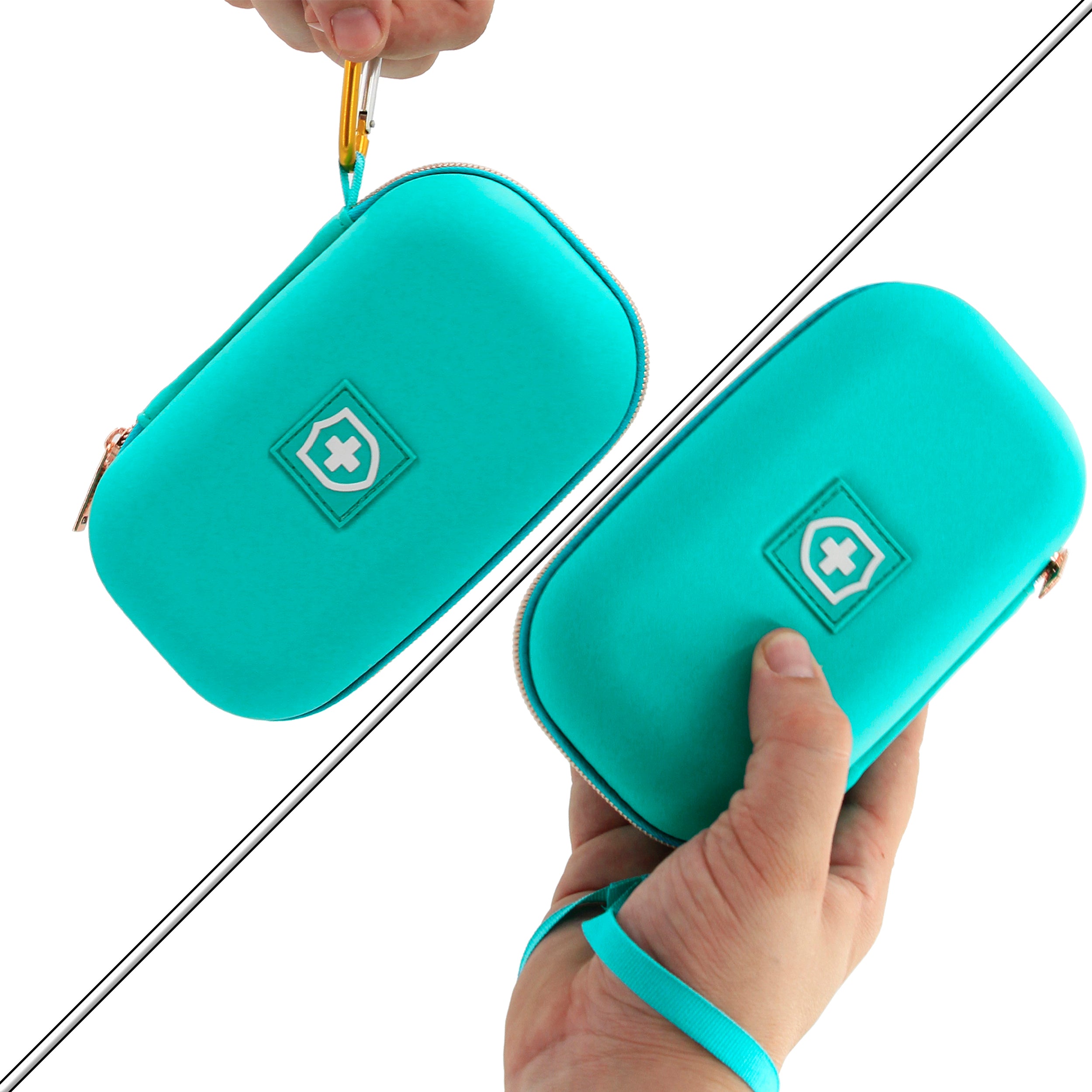 CASEMATIX Insulated Travel Bag Case for Kids & Adults - Portable Cooler Lunch Box for School, Work, Picnics & Outdoor Adventures (Case Only)
