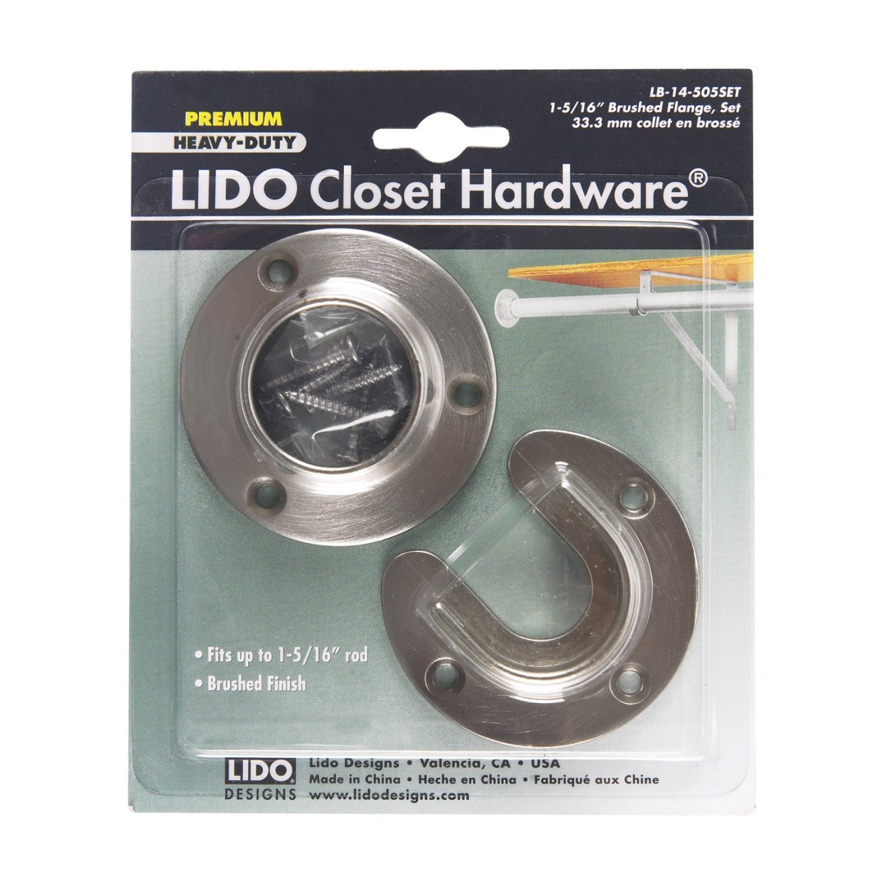 Stainless Steel Closet Flange Set for Tubing - Satin Nickel Finish | Perfect for Bathroom Renovations & Plumbing Repairs