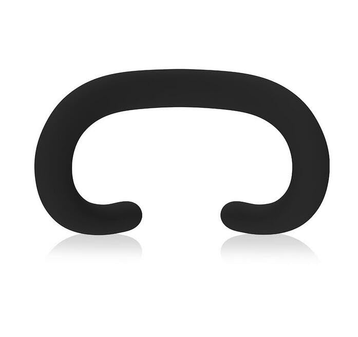 Apple Vision Pro Silicone Eye Mask - Sweat Proof & Light Leakage Proof VR Face Pad Cover, Replaceable Accessories (Red) - Perfect for Gaming, VR Workouts & Extended VR Sessions