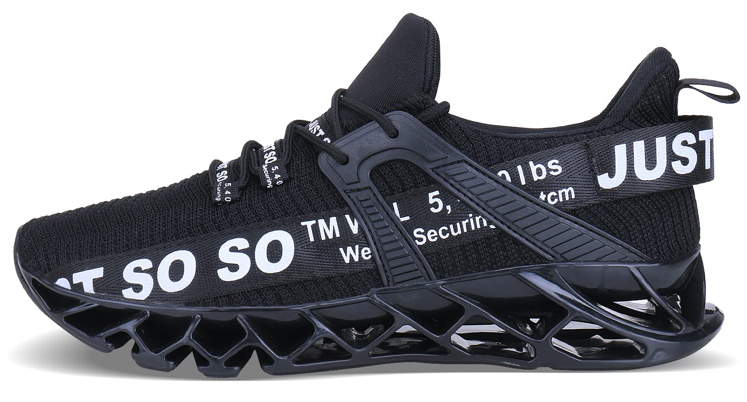 WONESION Men's Breathable Walking Tennis Running Shoes - Lightweight Blade Fashion Sneakers for Gym, Workout & Casual Wear