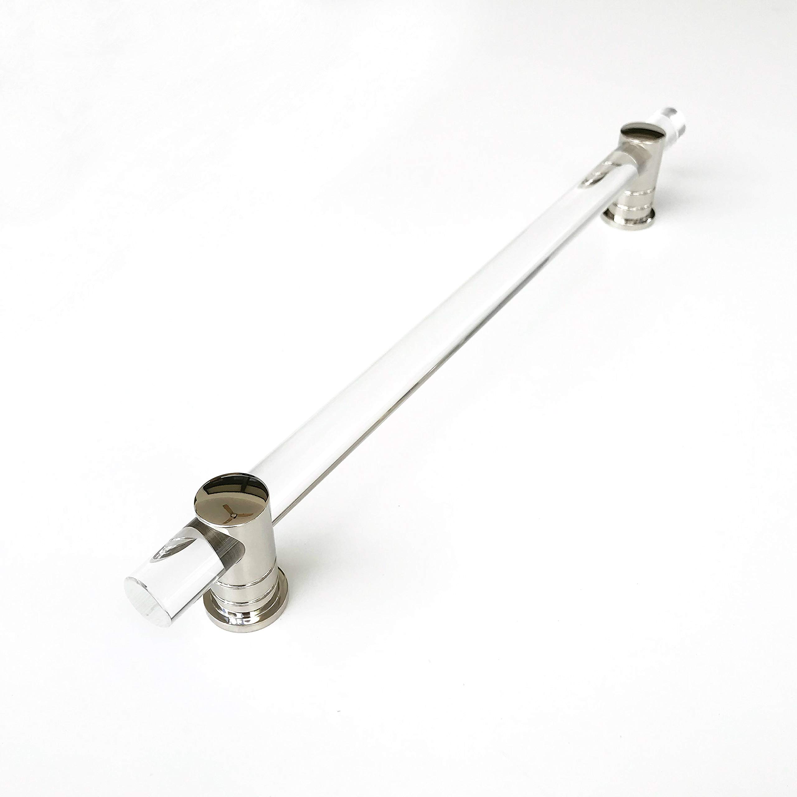 Lucite and Polished Nickel 12