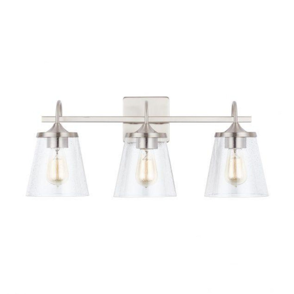 Paulet Vanity 4-Light Bathroom Lighting Fixture - Modern LED Mirror Light for Makeup & Shaving - Perfect for Bathroom, Dressing Room & Vanity Area