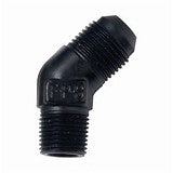 Stainless Steel Fragola 6AN to 1/2 NPT 45 Degree Adapter Fitting - 482368 BL - High Performance Fuel/Oil Line Connector for Automotive & Racing Applications