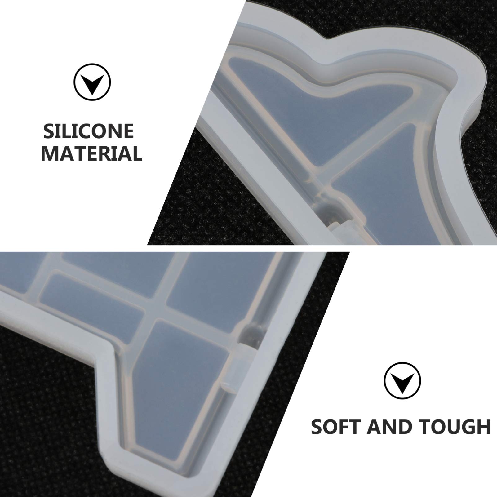 Healifty 2-Pack Silicone Display Stand Molds for Resin Epoxy Casting - Picture Frame Holder & Artwork Easel for Home Desk Decor | Perfect for DIY Crafts, Jewelry Making, and Tabletop Decorations