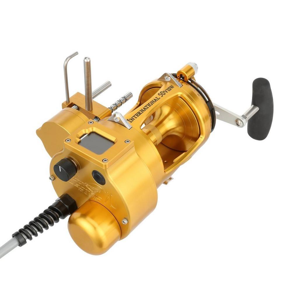 Penn International VI 80 1.5:1 Electric Autostop Conventional Fishing Reel - Saltwater & Freshwater Trolling, Deep Sea Fishing, Offshore Angling for Big Game Fish