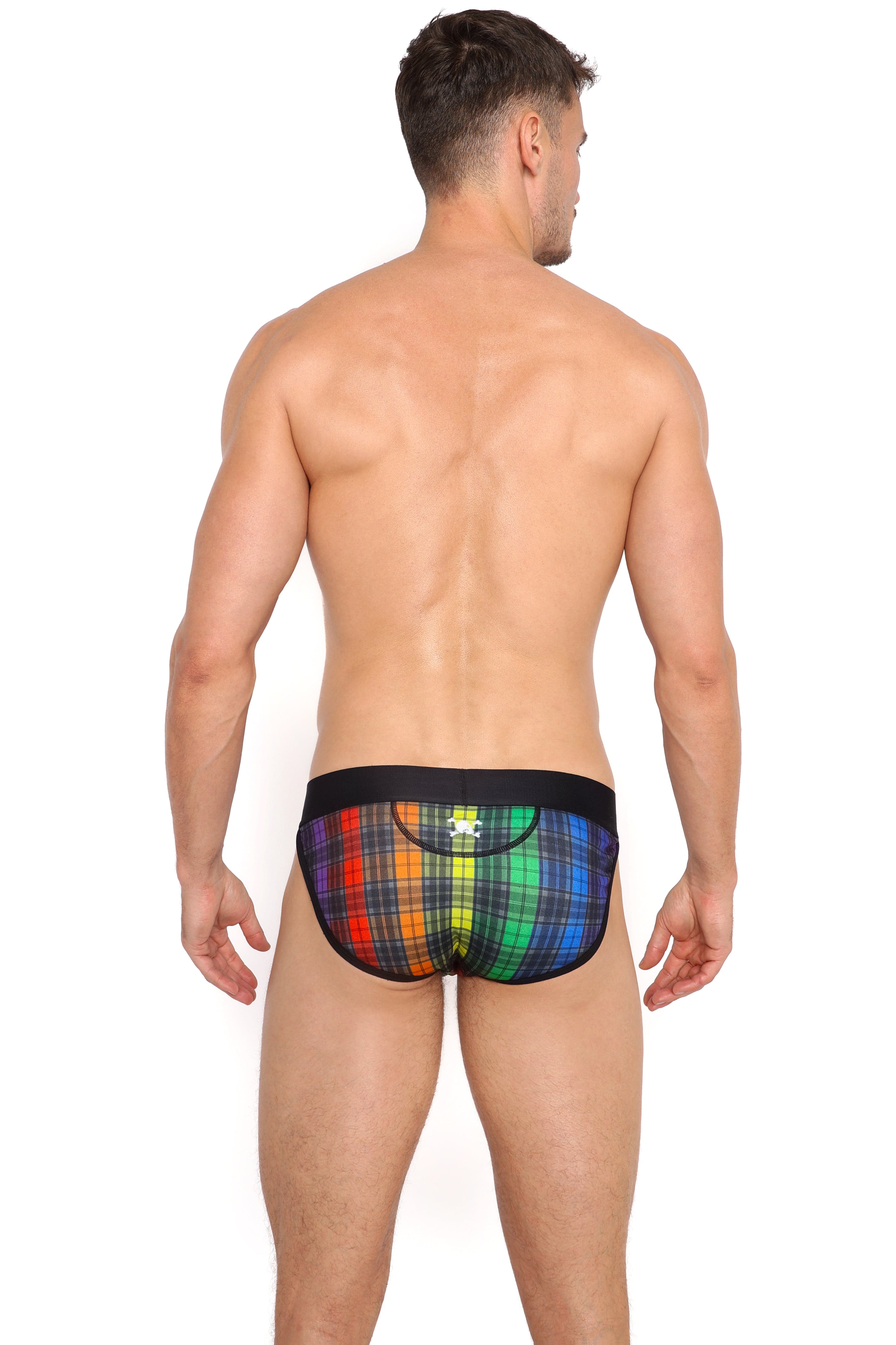 Rainbow Tartan Plaid Briefcase - Stylish & Durable Laptop Bag for Work, School & Travel | Perfect for Professionals & Students