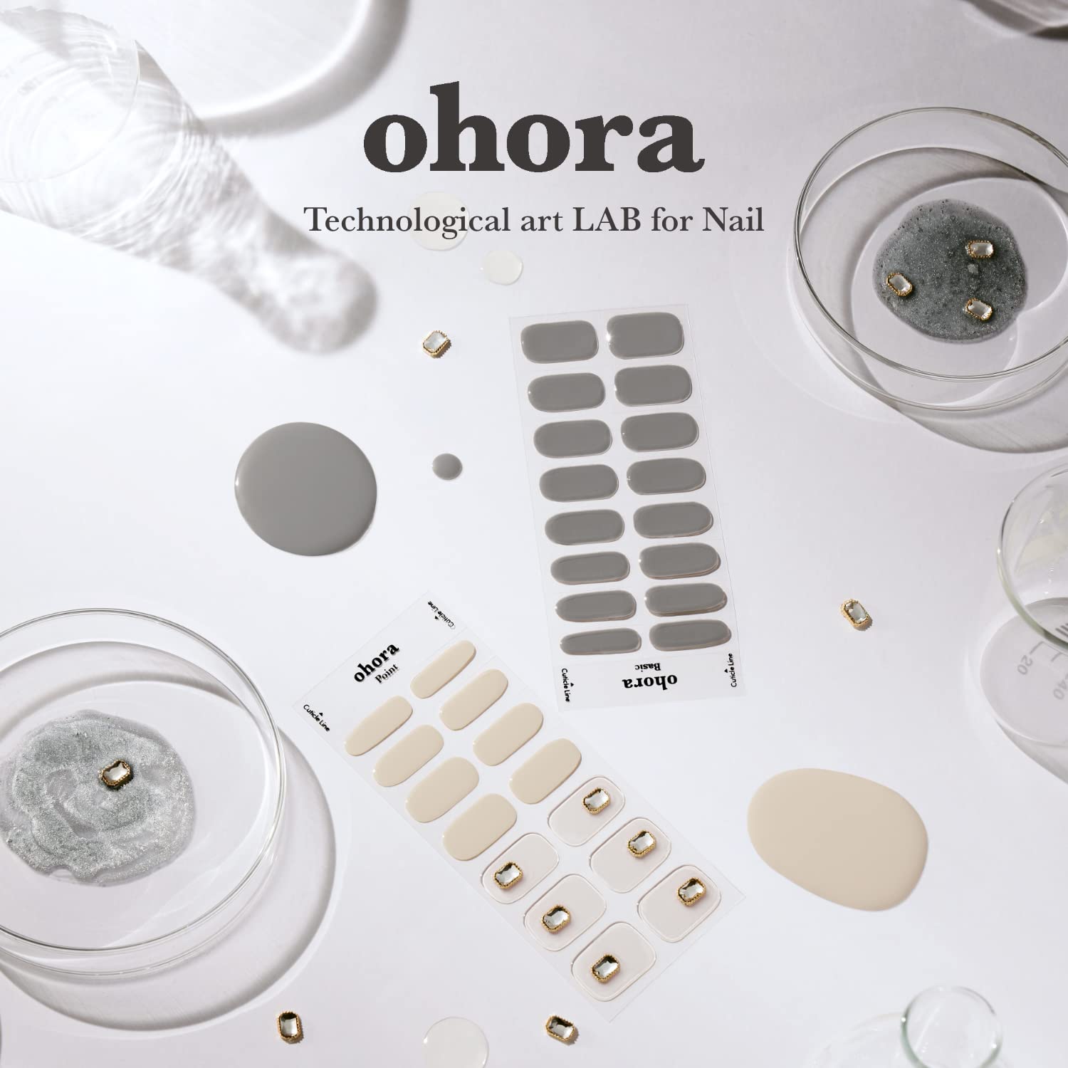 ohora Gel Nail Primer for Semi Cured Gel Nail Strips - Corrects Nail Texture, Strengthens & Protects Nails - Easy to Apply & Remove - Salon Quality Nail Care for Healthy Strong Nails - Perfect for Home Manicures & Professional Nail Salons