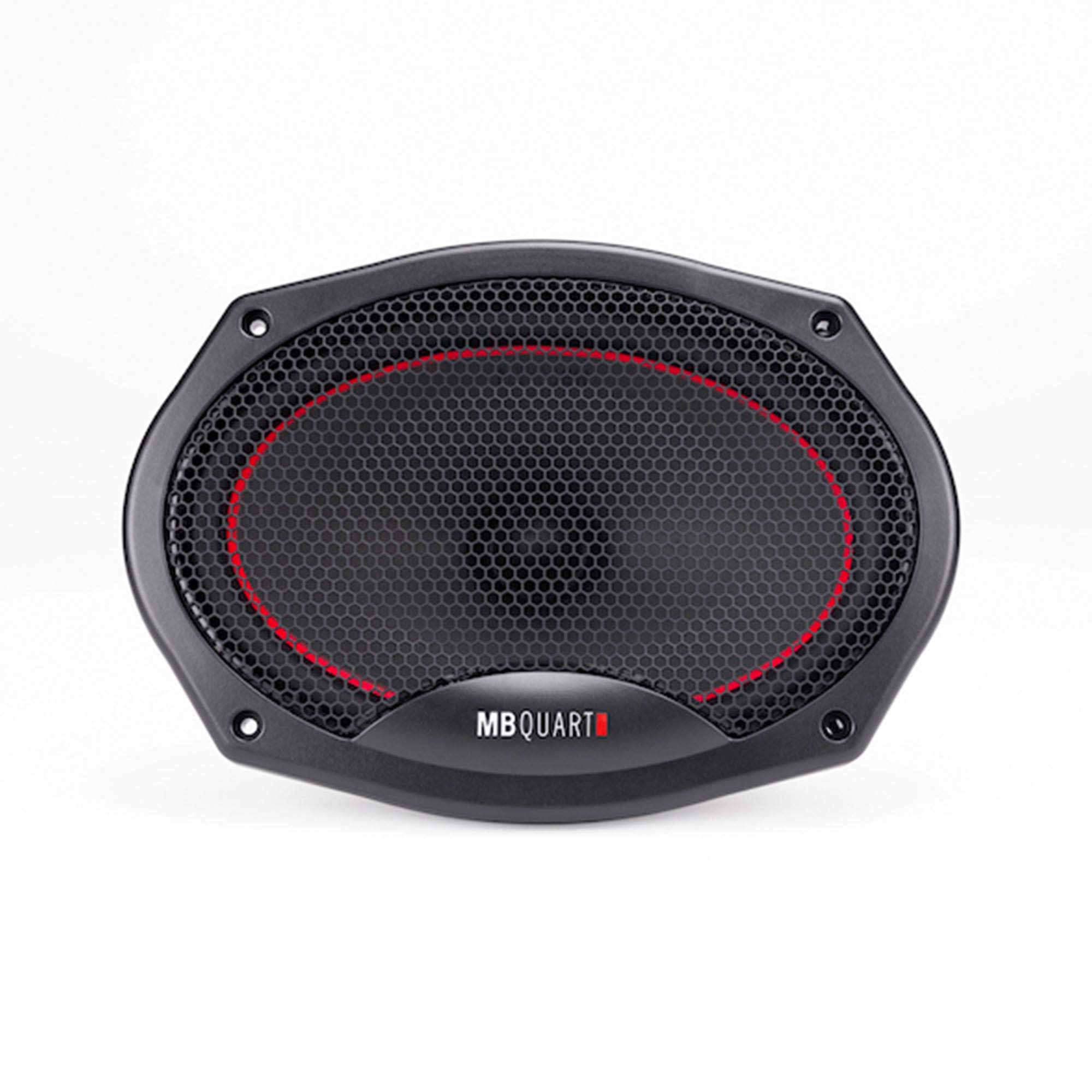 MB Quart RS1-269 Reference 2-Way 6x9 Inch Component Speaker System (240W, 4 OHMS) - Premium Car Audio Speakers with Grills Included - Perfect for Car Upgrades & Sound System Enhancements