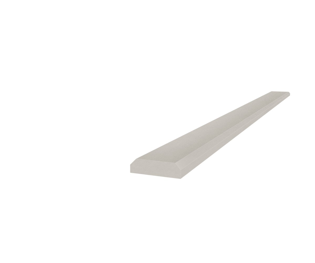 2 Pack 36 Inch Marmiline Ash Polished Engineered Stone Threshold - Durable Transition Strip for Doorways, Showers & Flooring Projects