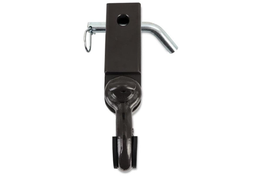 2 Inch Black Off-Road Hitch Receiver with Shackle - Heavy Duty Towing & Recovery for Trucks, Jeeps, SUVs