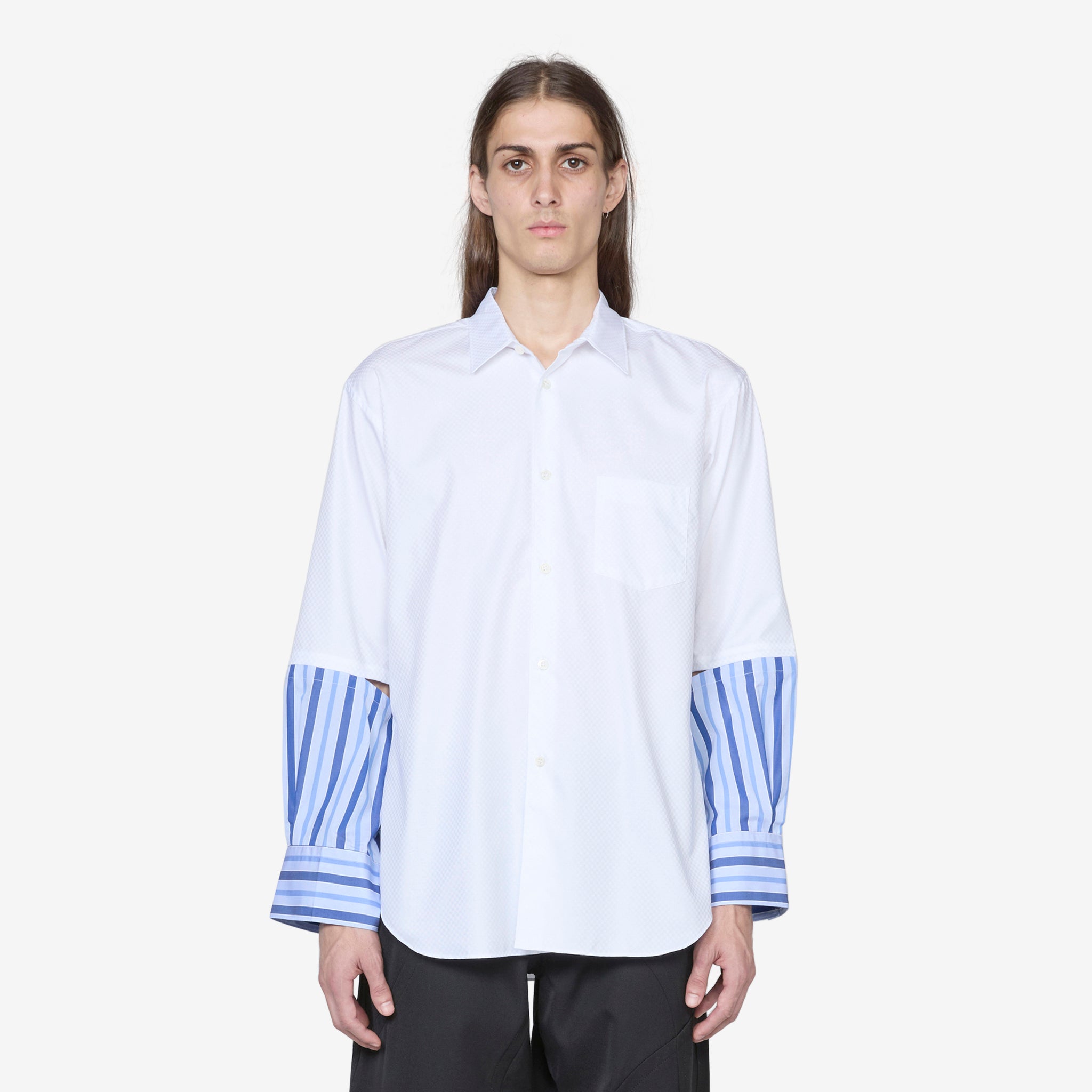 Men's White Striped Shirt - Casual Button Down Shirt for Business & Everyday Wear | Perfect for Office, Date Night & Weekend Outfits