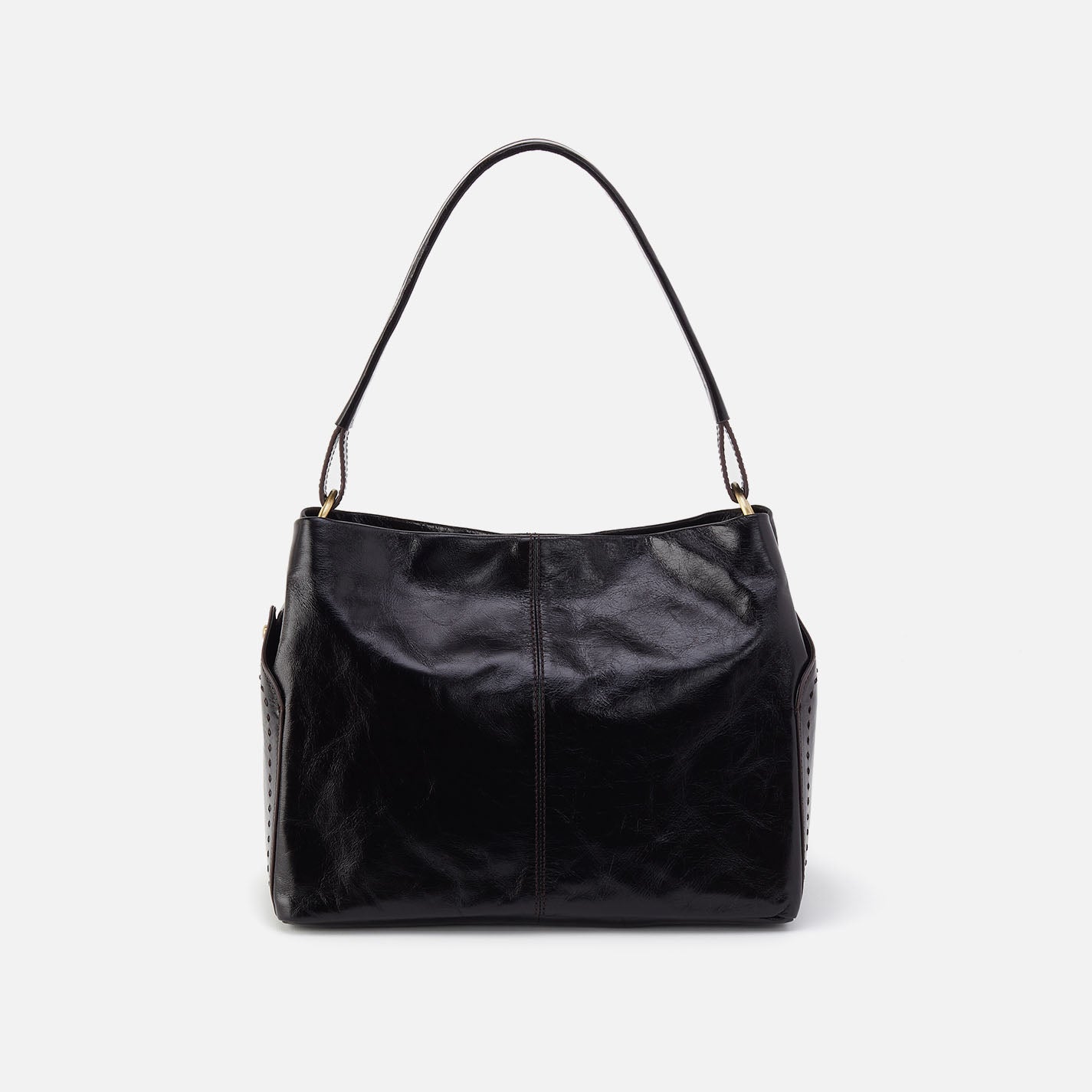 Premium Seneca Leather Shoulder Bag for Women - Stylish & Durable Black Crossbody Purse - Perfect for Work, Travel & Everyday Use