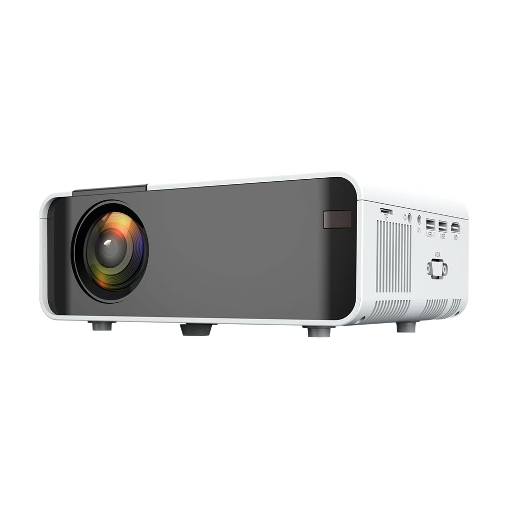 axGear Mini Projector 1080P HD 4500 Lumens Portable Video Projector - Compatible with Fire TV Stick, HDMI, USB, AV & DVD | Perfect for Home Theater, Outdoor Movies & Business Presentations