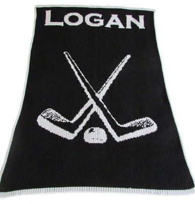 Butterscotch Blankets - Soft Hockey-Themed Stroller Blanket for Babies & Toddlers - Perfect for Game Days, Outdoor Walks & Nursery Comfort
