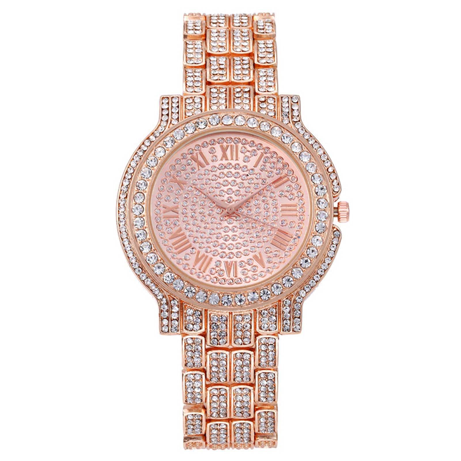 Luxury Diamond Women's Watches - Stainless Steel Band Fashion Watch for Women - Perfect for Parties, Weddings & Everyday Elegance