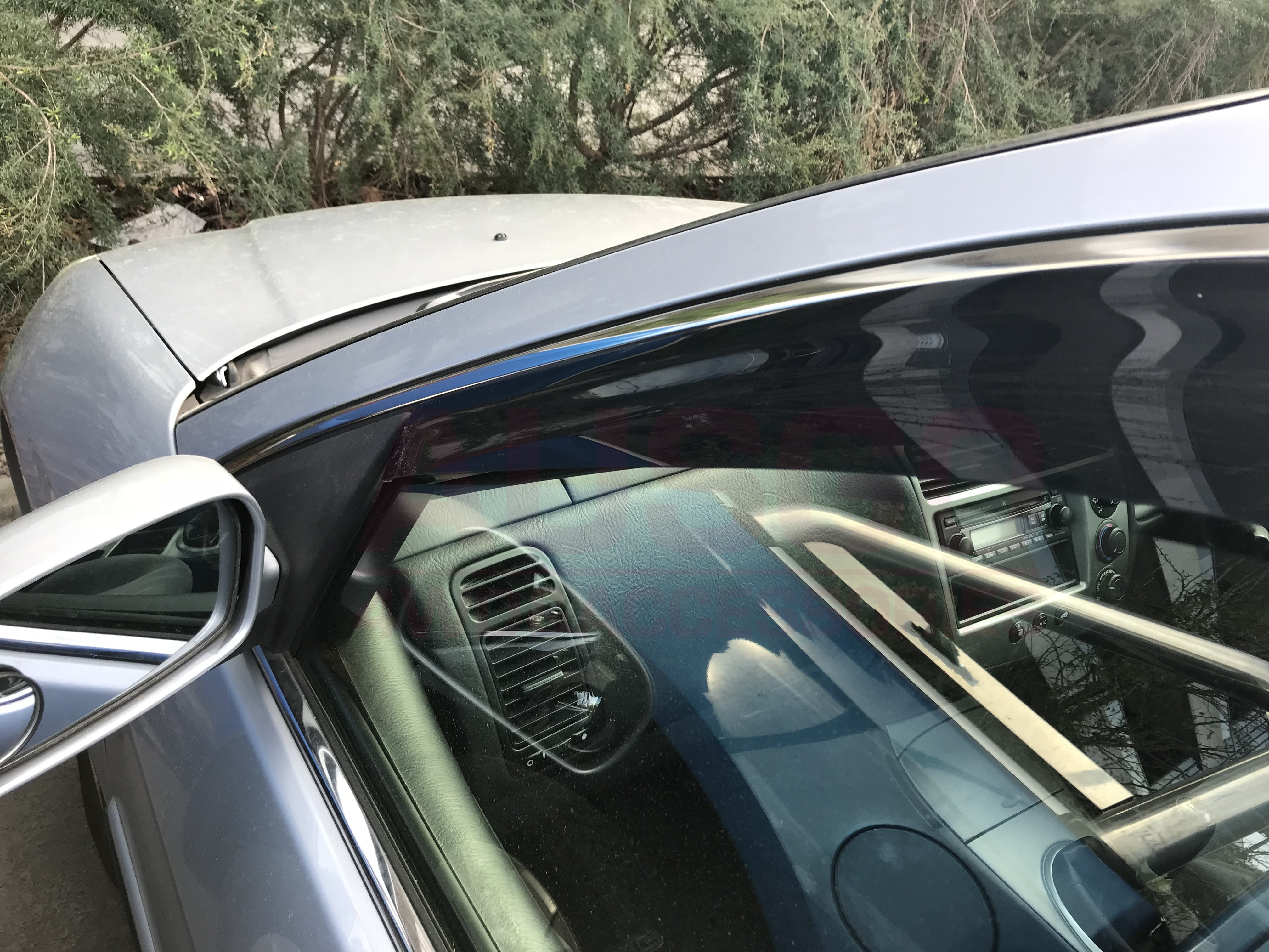 Weather Shields for Honda Civic Sedan 2000-2005 - Durable Rain Guards & Window Deflectors for All-Weather Protection - Perfect for Rainy Days & Highway Driving