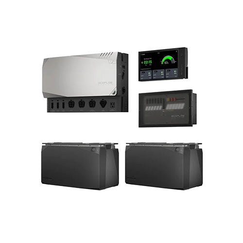 EcoFlow 10kWh Solar Power Kit - Home Battery Backup System for Off-Grid Living & Emergency Power Outages - Perfect for RV, Camping, and Emergency Preparedness