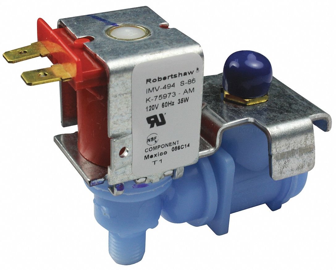 Robertshaw Commercial Ice Maker Water Valve - Polypropylene Replacement Part for Residential Ice Makers | Perfect for Kitchen Appliances & Refrigerator Repair