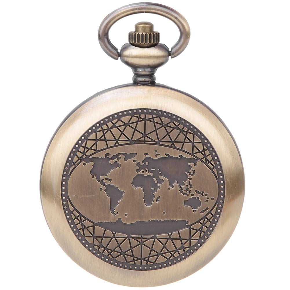 Vintage Pocket Watch Compass - Zinc Alloy Flip Open for Hiking & Outdoor Navigation