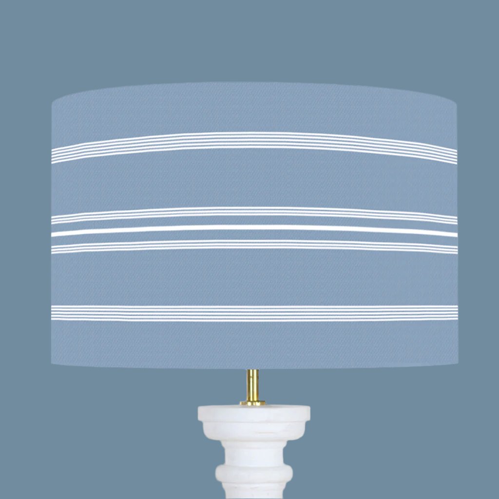Stylish Devon Stripe Lampshades - Modern Home Decor for Living Room, Bedroom & Office Lighting