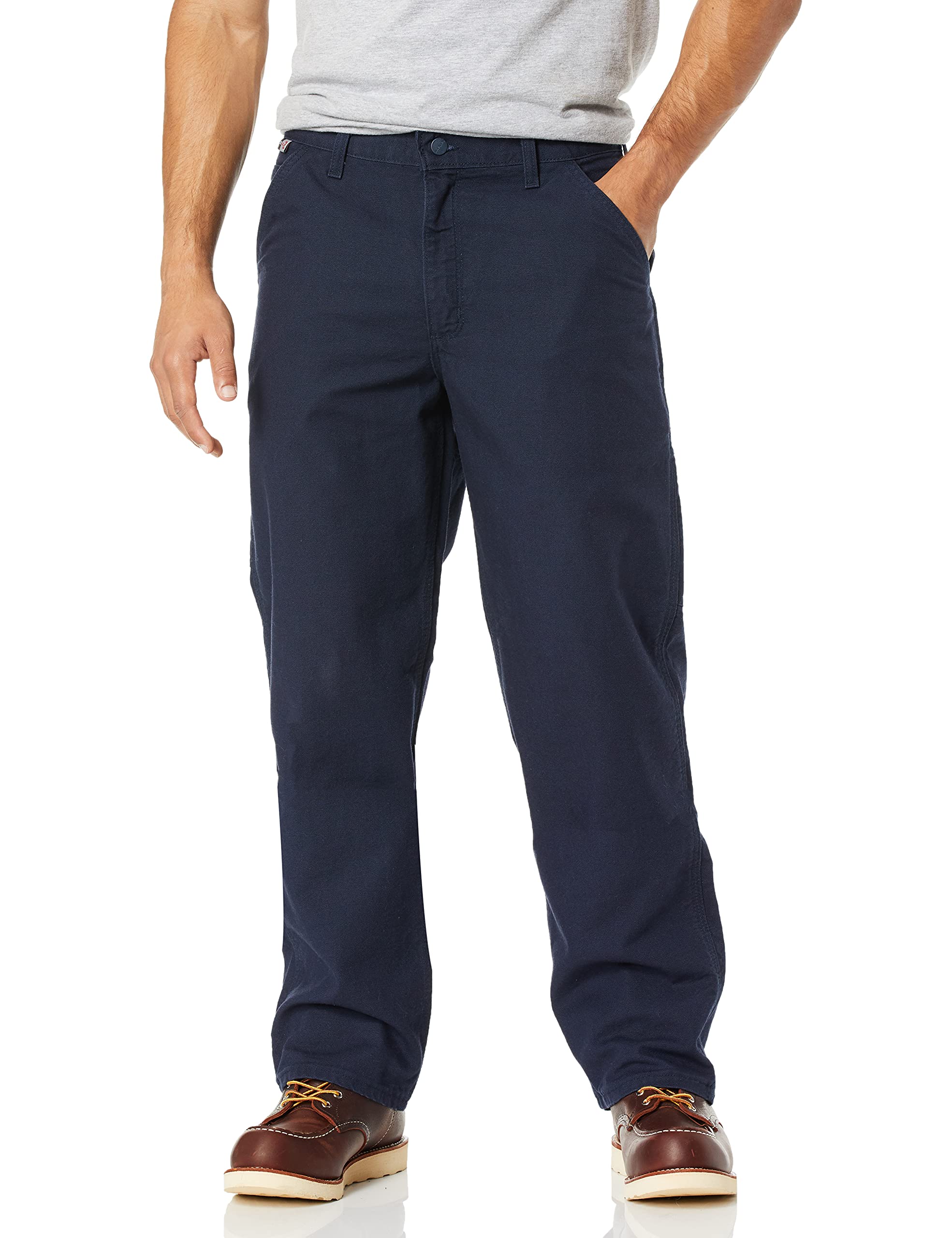Carhartt Men's Flame Resistant Washed Duck Work Dungaree (Big & Tall) - Durable FR Coveralls for Construction, Welding & Industrial Safety Workwear