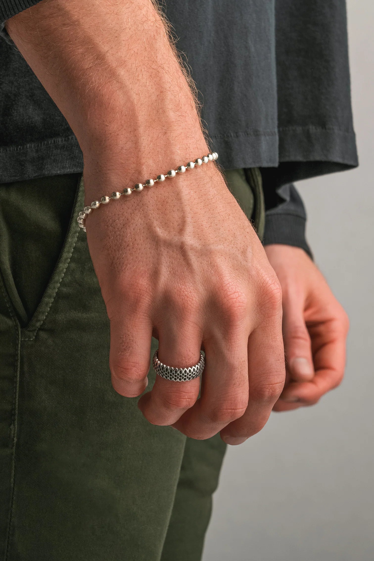 Good Art Model 25 Ring Small - Minimalist Sterling Silver Stackable Ring for Women, Perfect for Everyday Wear & Layering Jewelry