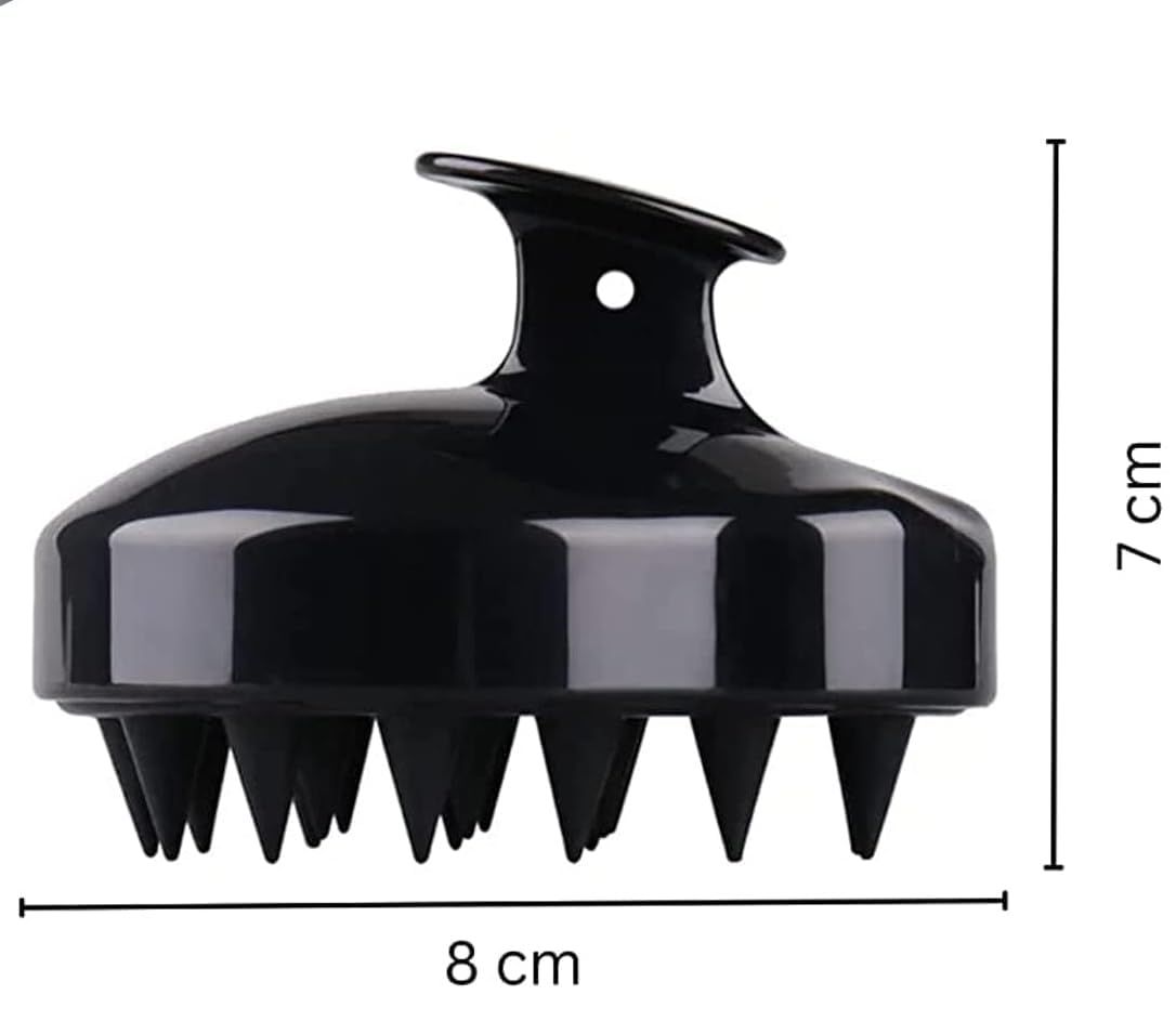 Premium Silicone Bath & Body Brush with Built-in Shampoo Dispenser - Exfoliating Scrubber for Deep Cleaning, Gentle Massage - Includes Scalp Massager Shampoo Brush - Perfect for Shower, Spa & Home Relaxation