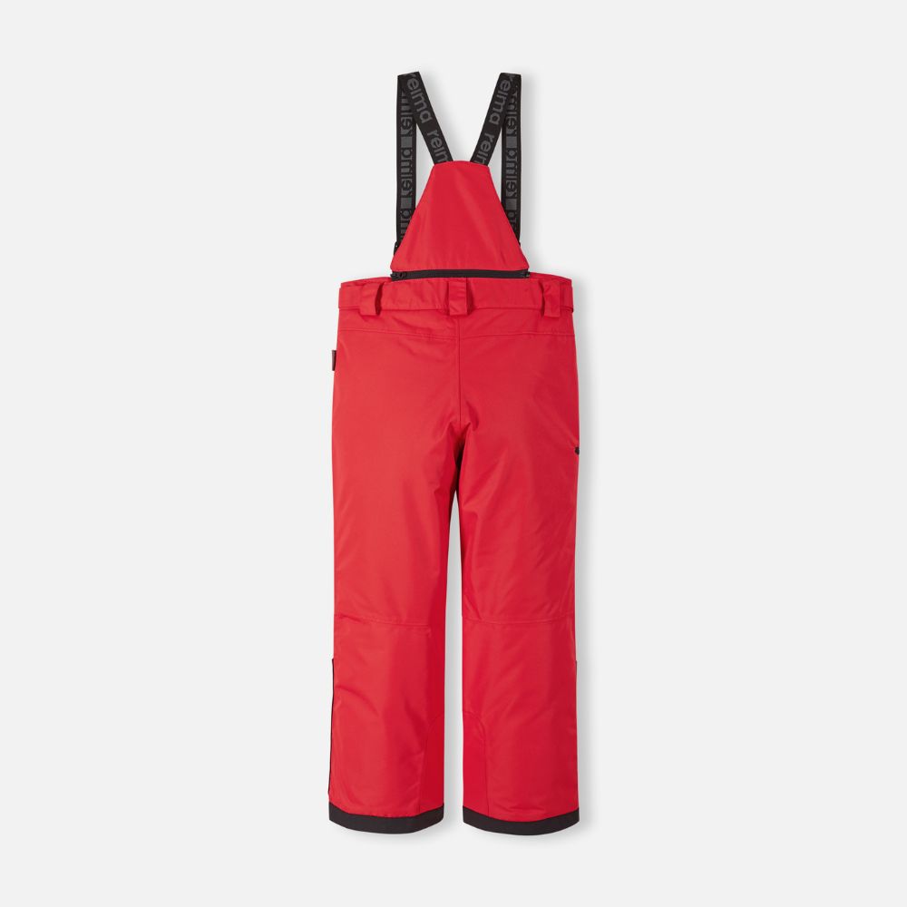 Reima Terrie Kids Ski Pants - Waterproof Winter Snow Pants for Boys & Girls, Tomato Red - Perfect for Skiing, Snowboarding & Outdoor Winter Activities