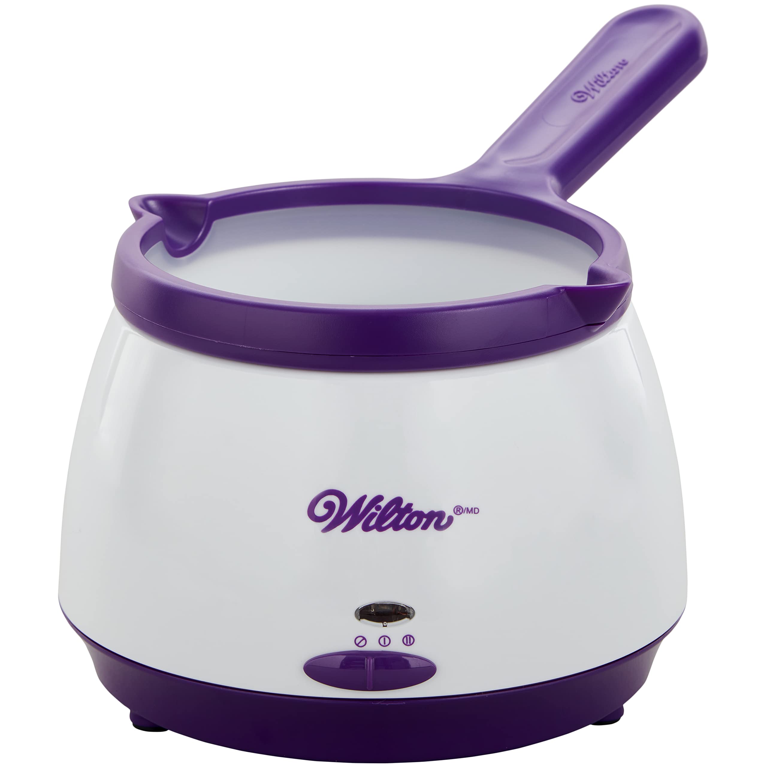 Wilton Candy Melts Candy and Chocolate Melting Pot - 2.5 Cups Capacity with Full & Divided Plastic Inserts for Cake Decorating, Candy Making, and Chocolate Dipping