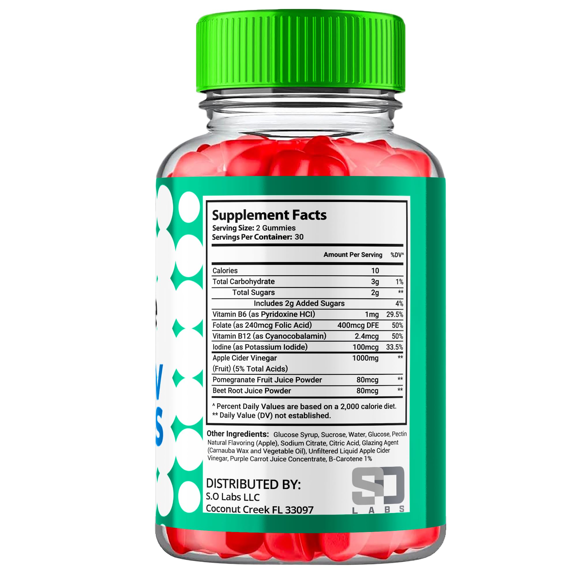 Ketolyte ACV Keto Gummies 1000MG - Maximum Strength Apple Cider Vinegar Gummies with Beet Juice Powder & Vitamin B12 - 60 Count - Supports Ketosis & Weight Management - Perfect for Keto Diet & Healthy Lifestyle
